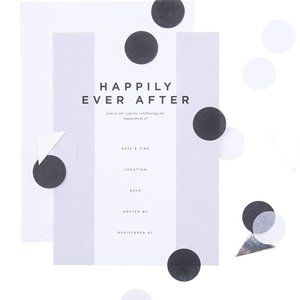 West  Emory Happily Ever After Engagement Invite